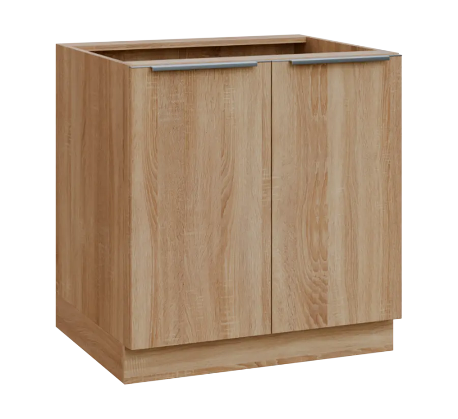 SIS - 8D spodní skříňka, 2-dveřová, 870x800x600, dub bardolino